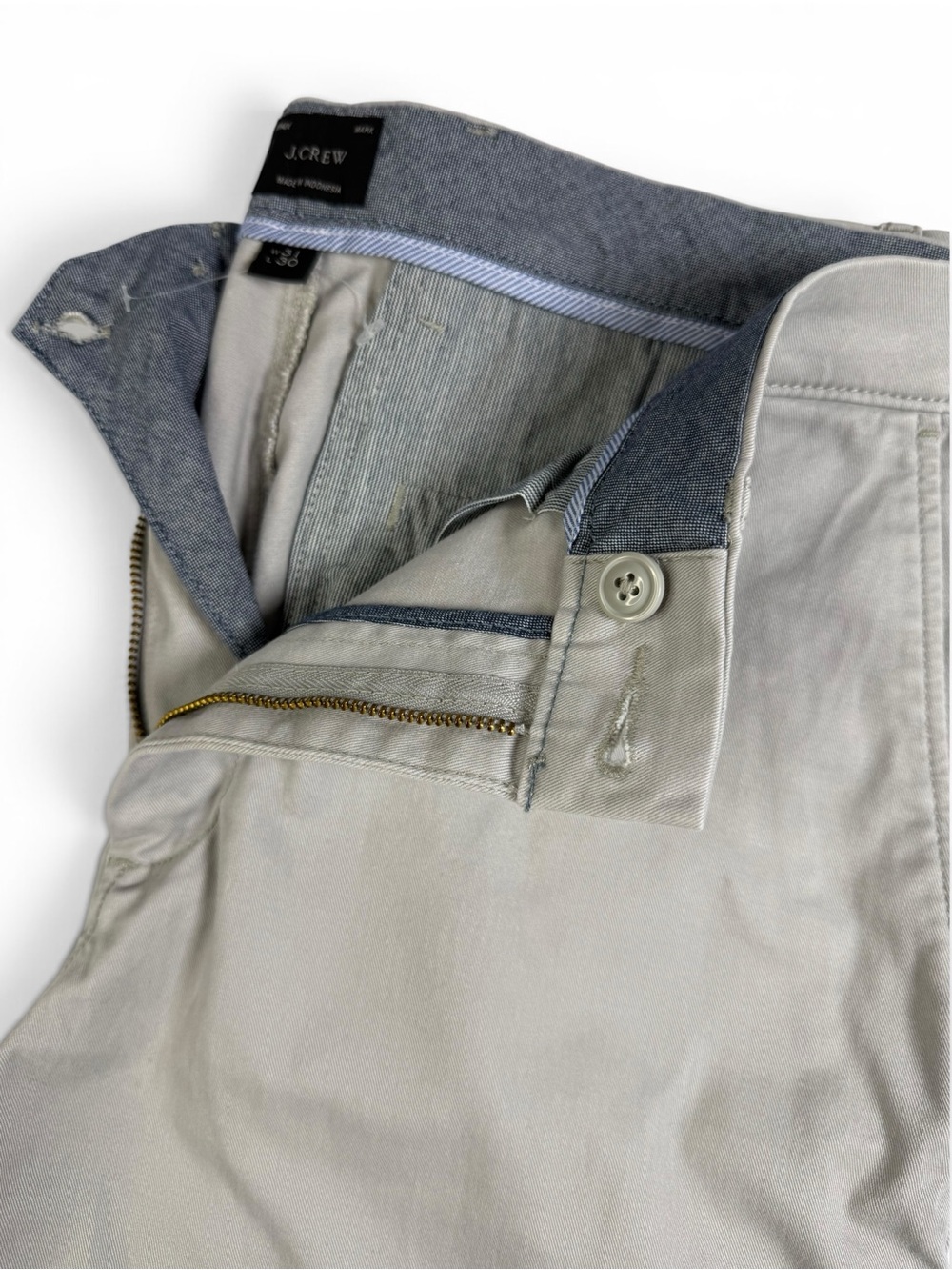 J.Crew 484 Slim-Fit Stretch Chino Pants Stone Khaki 31x30 NWOT